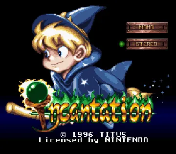 Incantation (Europe) screen shot title